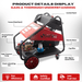 SANITMAX SM5000 Industrial Electric Pressure Washer – 5000 PSI, 5.5 GPM, 20 HP, 460V 3-Phase Cold Water... - Lifestyle View