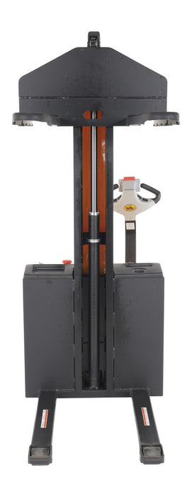 Vestil SNM-62-FF-27 steel narrow mast stacker dc powered - view 3