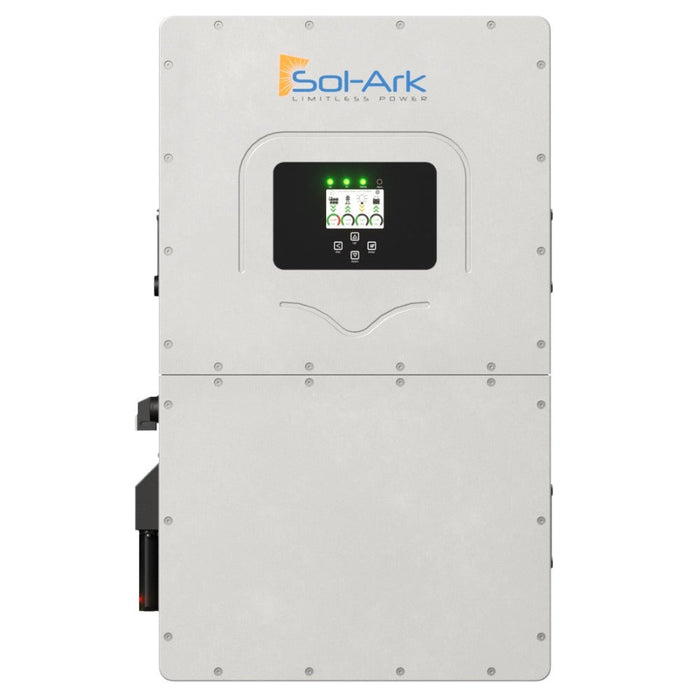 Green Vista Living Sol-Ark 30K 3-Phase Hybrid Solar Inverter | 30K-3P-208V | 10 Year Warranty - Side View
