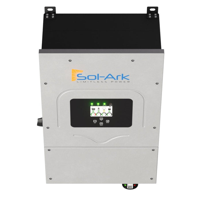 Green Vista Living Sol-Ark 8K 120/240/208V 48V [All-In-One] Hybrid Solar Inverter | 10 Year Warranty - Close-Up
