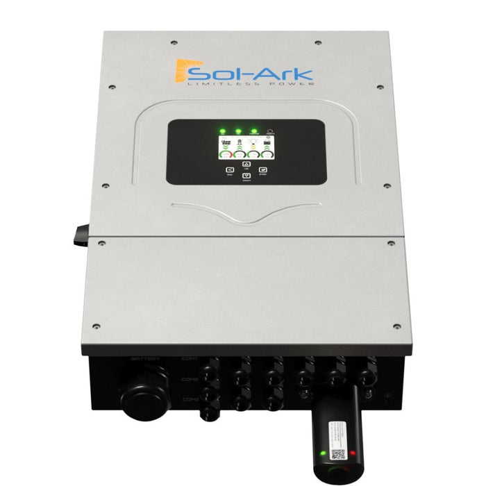 Green Vista Living Sol-Ark 8K (EMP Hardened) 120/240/208V 48V [All-In-One] Hybrid Solar Inverter | 10 Year... - Detail View