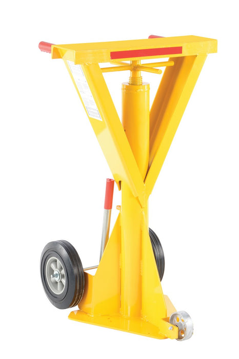Vestil SP-TOP-BEAM-100 Steel Trailer Stabilizing Spin Top Beam Jack 27-7/16 in. x 23-7/8 in. x 40 in. 100,000 lb. Static Capa