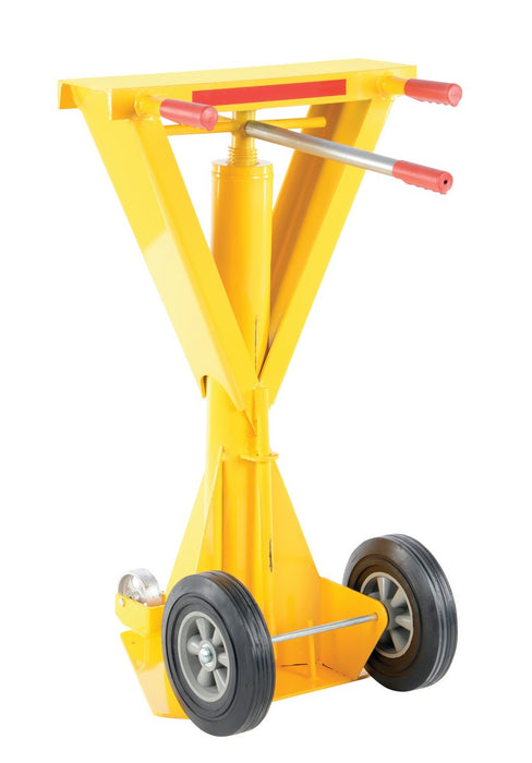 Vestil SP-TOP-BEAM-100 steel trailer stabilizing spin top beam jack - view 4