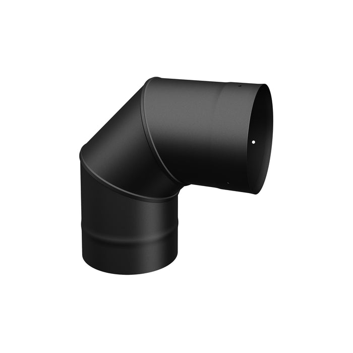 Drolet 6" 90° Black Single Wall Stove Pipe Elbow SP00093