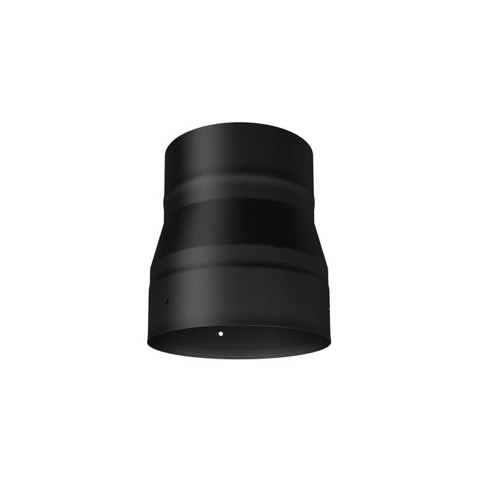 Drolet 6" to 5" Black Single Wall Stove Pipe Reducer SP00310
