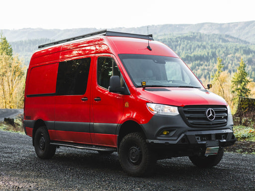 Flatline Van Co. 2007-2026 Mercedes-Benz Front Fairing - Sprinter Low Pro Roof Rack – image 2 of 9