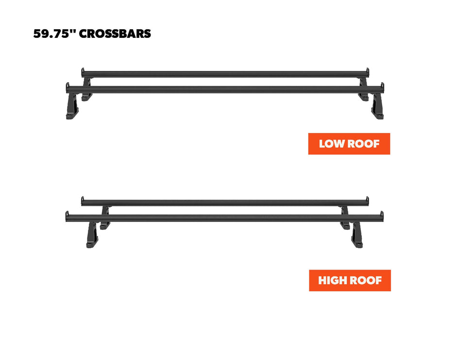 Flatline Van Co. 2007-2026 Mercedes-Benz Sprinter Van Crossbars for OEM Roof Rails – image 9 of 15