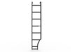 Flatline Van Co. 2007-2026 Mercedes-Benz Sprinter Van Side Ladder Low Roof Wheel Wrap – image 1 of 2