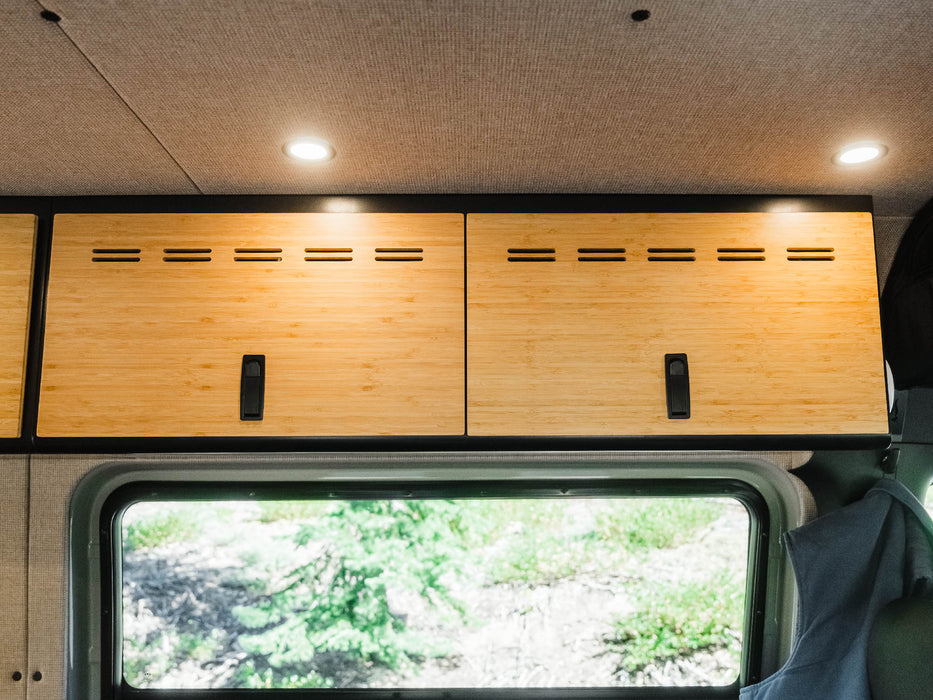 Flatline Van Co. 2007-2026 Mercedes-Benz Sprinter Van 48" Upper Cabinet – installed on vehicle, image 3 of 22