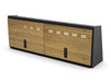 Flatline Van Co. 2007-2026 Mercedes-Benz 40" Shallow Upper Cabinet Black - Bamboo Door – image 1 of 11