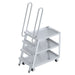 Vestil SPA-HD-2240 Aluminum High Duty Stock Picker Truck with Steel Ladder 22 In x 40 In 500 lb. Capacity