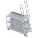 Vestil SPA-HD-2248 Aluminum High Duty Stock Picker Truck with Steel Ladder 22 In x 48 In 500 lb. Capacity