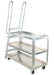 Vestil SPA-HD-2252 Aluminum High Duty Stock Picker Truck with Steel Ladder 56 In x 21-7/8 In x 73-5/16 In 500 lb. Capacity