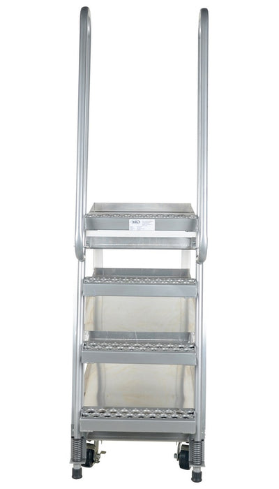 Vestil SPA-HD-2252 aluminum high duty stock picker truck with steel ladder - view 4