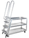 Vestil SPA-HD-2252 aluminum high duty stock picker truck with steel ladder - view 5