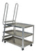 Vestil SPA-HD-2852 Aluminum High Duty Stock Picker Truck with Steel Ladder 56 In x 27-7/8 In x 73-5/16 In 500 lb. Capacity