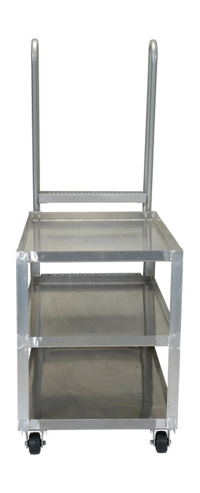 Vestil SPA-HD-2852 aluminum high duty stock picker truck with steel ladder - view 3