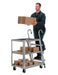 Vestil SPA3-2236 aluminum stock picker with steel ladder - view 5