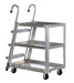 Vestil SPA3-2840 Aluminum Stock Picker with Steel Ladder 44 in. x 27-7/8 in. x 50-3/16 in. 1,000 lb. Capacity
