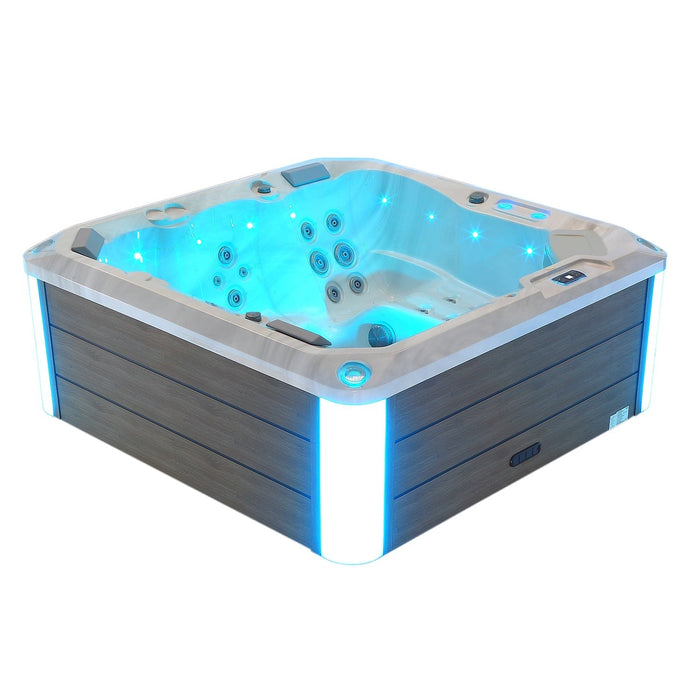 Freestanding Luxury 5-Person Square Outdoor Hot Tub EMPV-SPA3528 Empava
