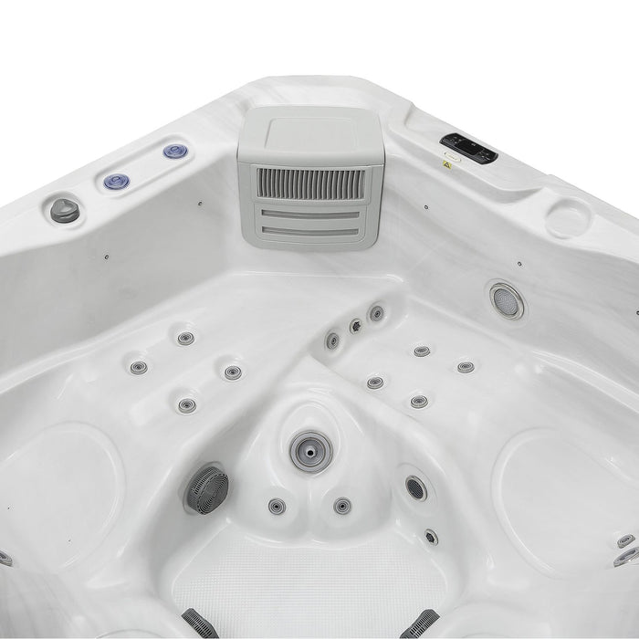 Freestanding Luxury 5-Person Square Outdoor Hot Tub EMPV-SPA3528 Empava