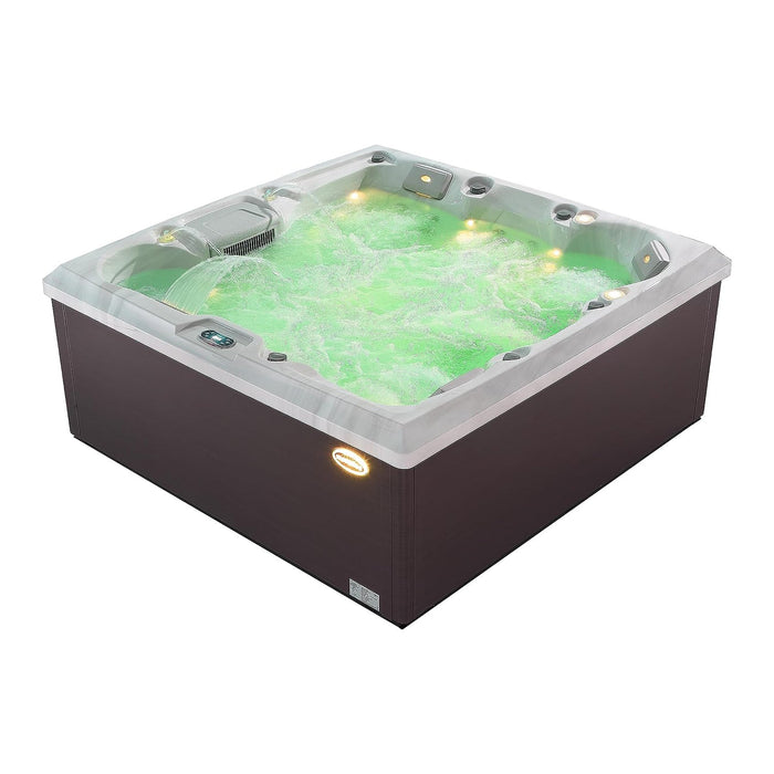 Freestanding Luxury 6-Person Square Outdoor Hot Tub EMPV-SPA3550 Empava