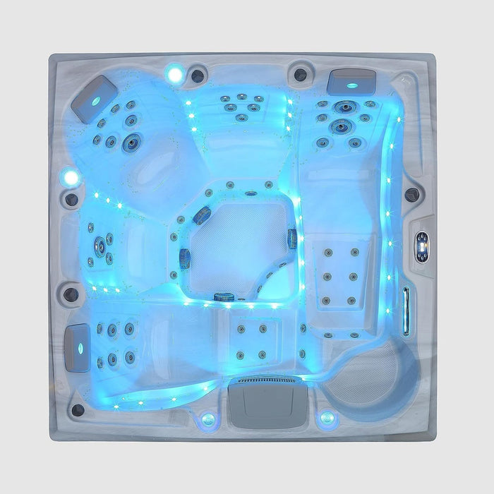 Freestanding Luxury 6-Person Square Outdoor Hot Tub EMPV-SPA3550 Empava