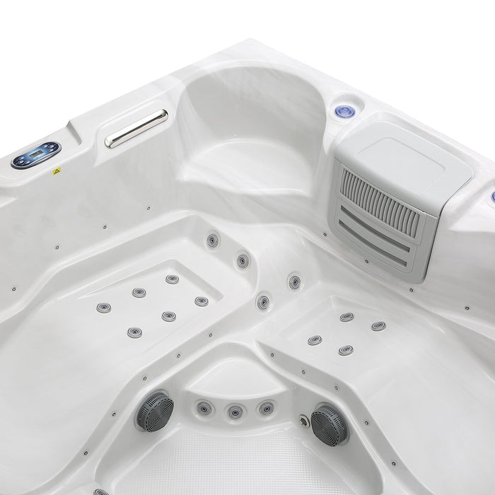 Freestanding Luxury 6-Person Square Outdoor Hot Tub EMPV-SPA3550 Empava