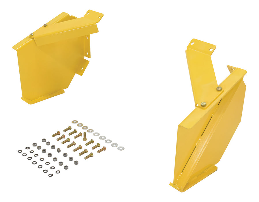 Vestil SPB-NP-EP-RF retro fit end plates for snow plow blade yellow - view 4