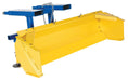Vestil SPB-P-72 Steel Snow Plow Fork Mounted Push Box 72 in. Blade Width Blue / Yellow