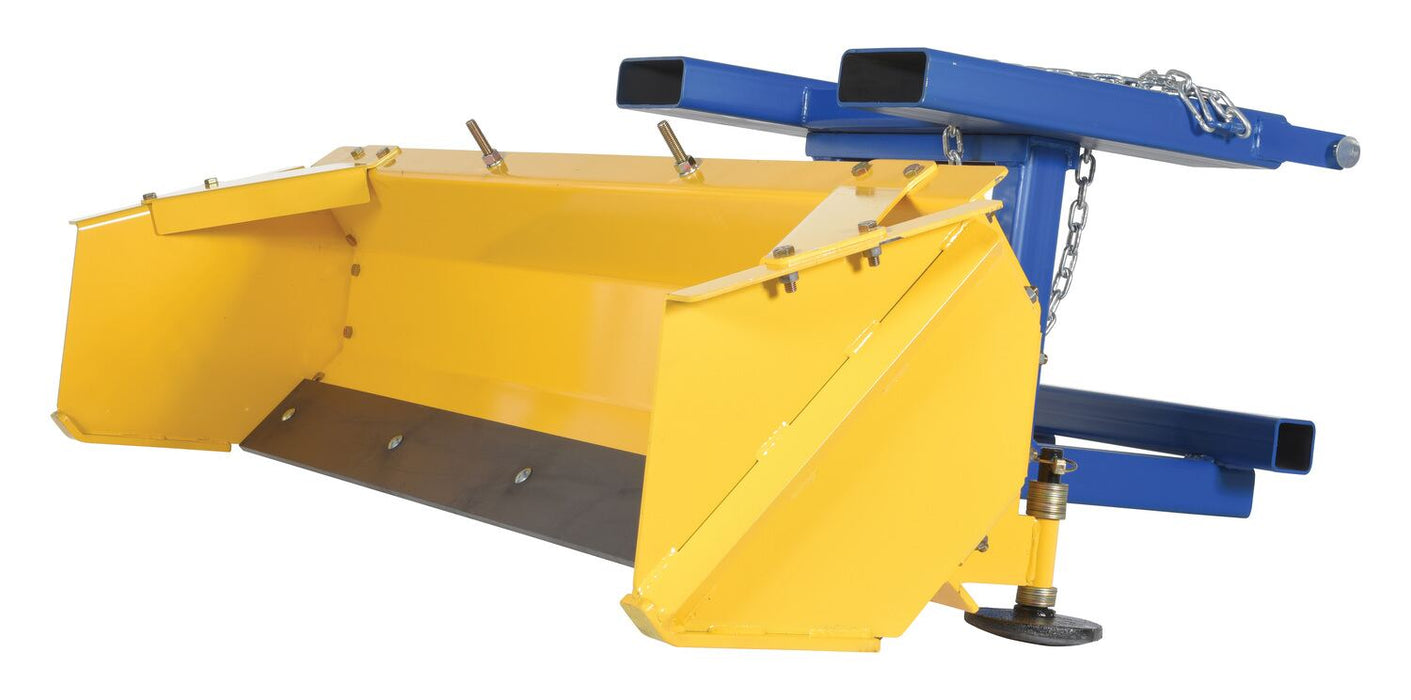 Vestil SPB-P-72 steel snow plow fork mounted push box - view 3