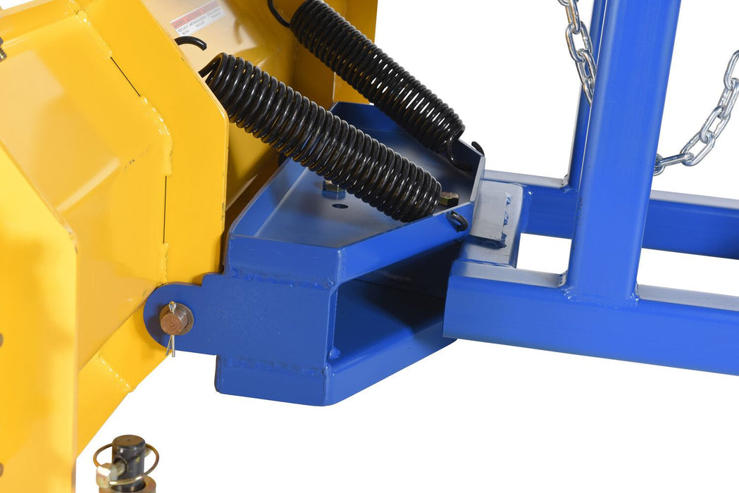 Vestil SPB-P-72 steel snow plow fork mounted push box - view 6