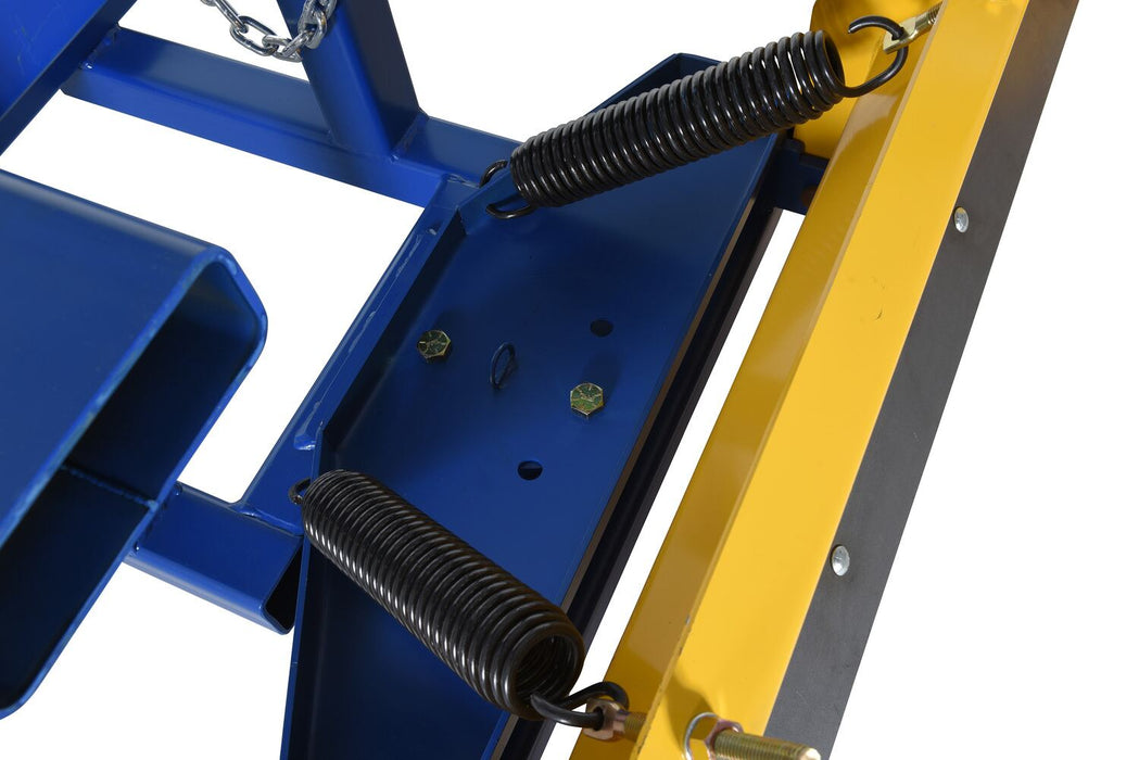 Vestil SPB-P-72 steel snow plow fork mounted push box - view 8