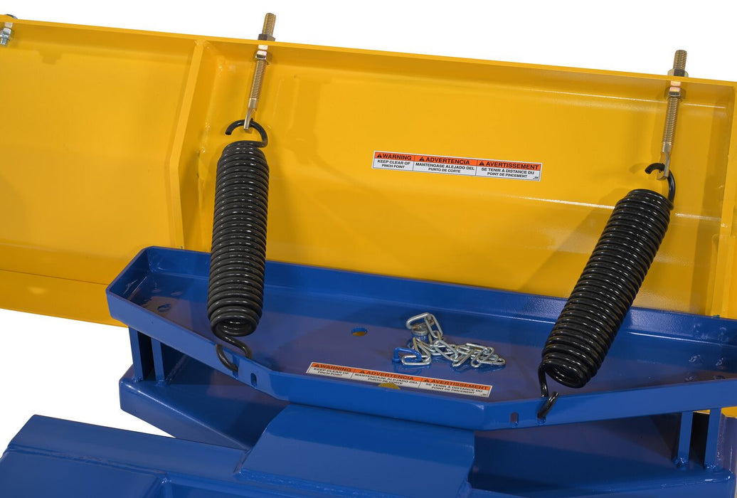 Vestil SPB-VP-848-72 steel fork mount snow pusher - view 6