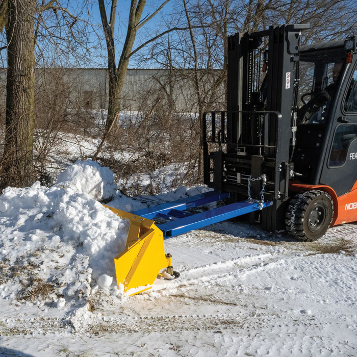 Vestil SPB-VP-848-72 steel fork mount snow pusher - view 10