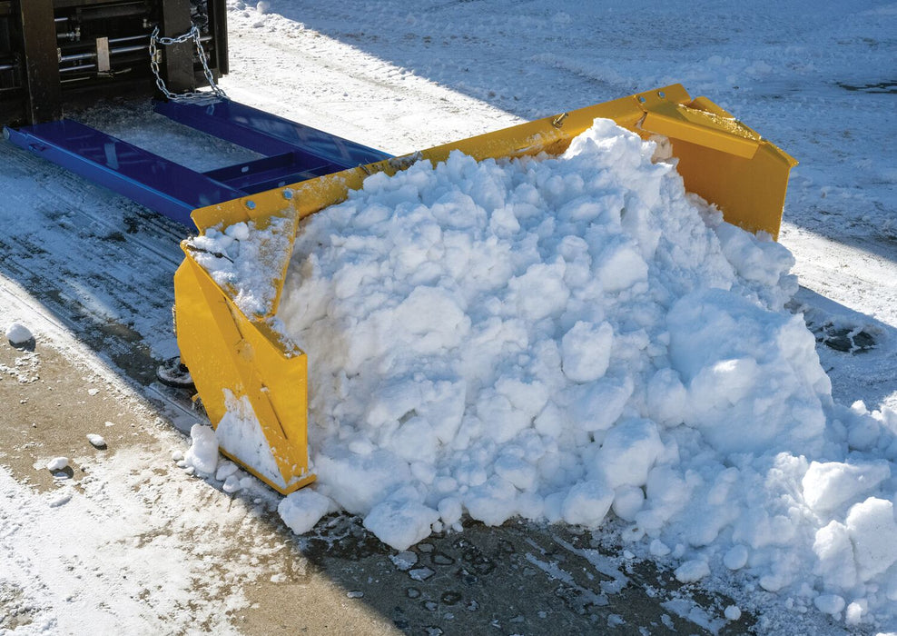 Vestil SPB-VP-848-72 steel fork mount snow pusher - view 11