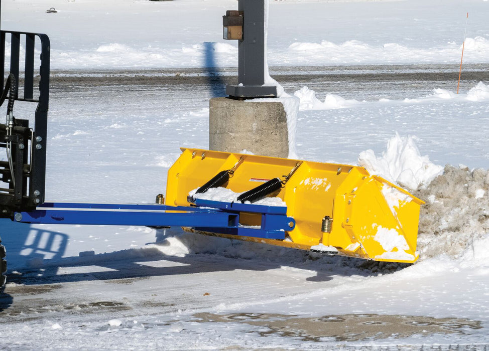 Vestil SPB-VP-848-72 steel fork mount snow pusher - view 12