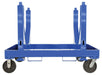 Vestil SPC-3654-VB steel heavy duty v bottom stackable material cart - view 3