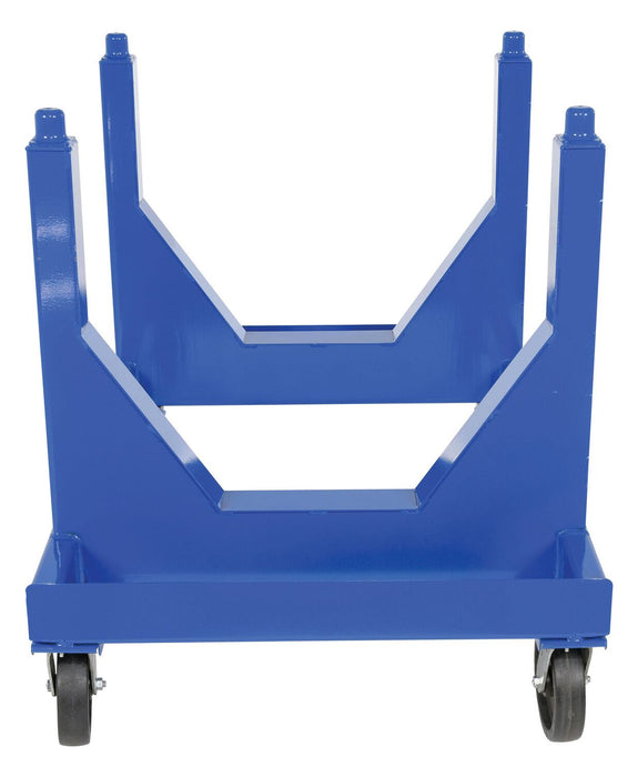 Vestil SPC-3654-VB steel heavy duty v bottom stackable material cart - view 4