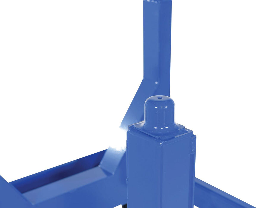 Vestil SPC-3654-VB steel heavy duty v bottom stackable material cart - view 5
