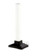 Vestil SPR-POST-W steel semi-permanent barrier post white - view 2
