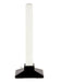 Vestil SPR-POST-W steel semi-permanent barrier post white - view 3