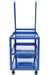 Vestil SPS-HD-2852 steel high duty cart with mold on rubber casters - view 3