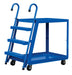 Vestil SPS2-2848-5PU Steel Stock Picker 2 Shelf with Polyurethane On Steel Casters 51-3/4 in. x 27-7/8 in. x 51-1/8 in. 1,000