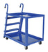 Vestil SPS2-2848 Steel Stock Picker 2 Shelf with Mold On Rubber Casters 51-3/4 in. x 27-7/8 in. x 50-1/8 in. 1,000 lb. Capaci