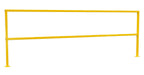 Vestil SQ-120 Steel Square Safety Handrail 122-1/2 in. x 4 in. x 42 in. Yellow