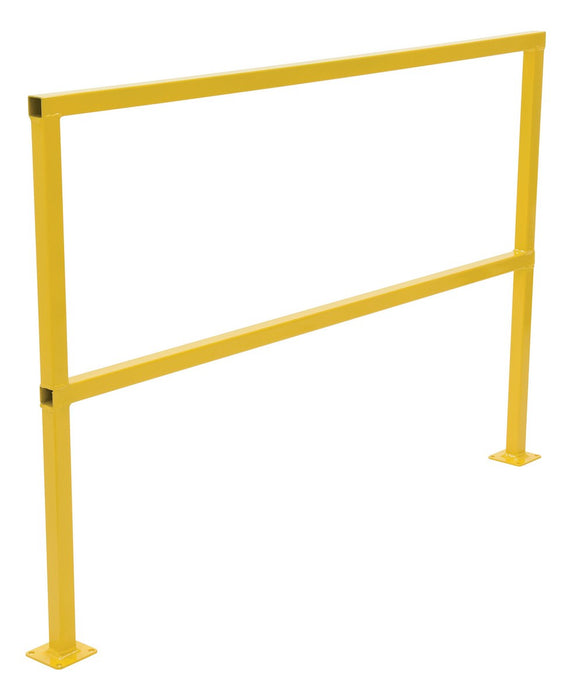 Vestil SQ-60 Steel Square Safety Handrail 62-1/2 in. x 4 in. x 42 in. Yellow