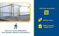Vestil SQ-A-84 aluminum safety handrail feature overview 3
