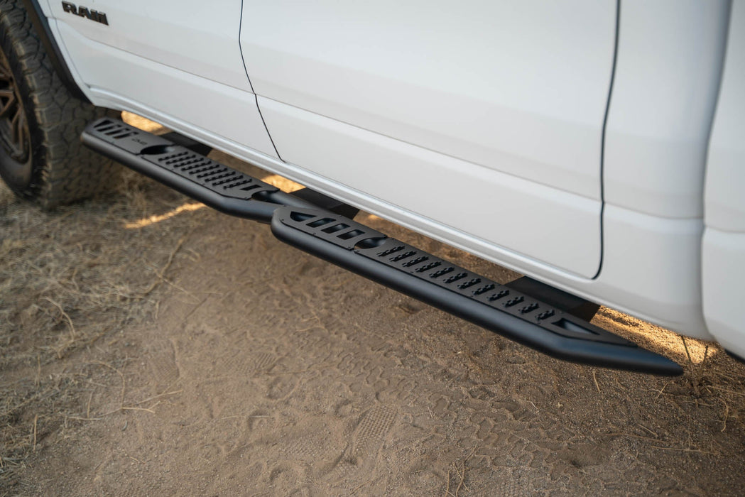 DV8 Offroad 2019-2025 RAM 1500 Crew Cab OE Plus Side Steps – installed on vehicle, image 3 of 14