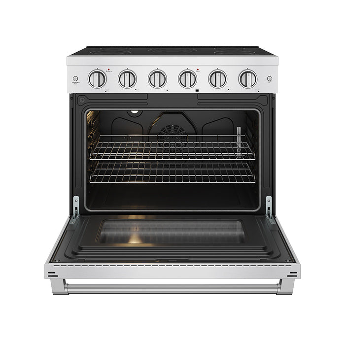 Thor Kitchen 36-Inch S Series Electric Range (SRE3601) – front open 1